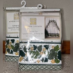Two Pack of Vintage Curtains